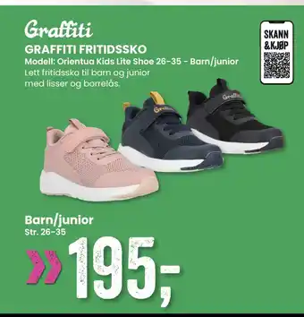 Sport Outlet GRAFFITI FRITIDSSKO tilbud