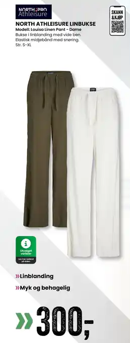 Sport Outlet NORTH ATHLEISURE LINBUKSE tilbud