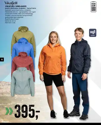 Sport Outlet VIKAFJELL VINDJAKKE tilbud