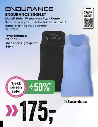 Sport Outlet ENDURANCE SINGLET tilbud