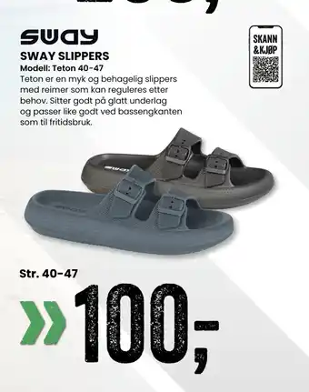 Sport Outlet SWAY SLIPPERS tilbud