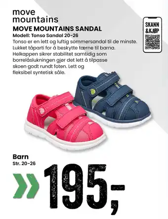 Sport Outlet MOVE MOUNTAINS SANDAL tilbud