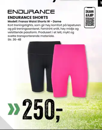 Sport Outlet ENDURANCE SHORTS tilbud