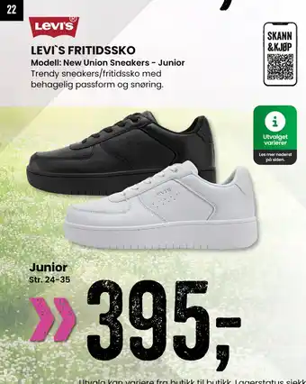 Sport Outlet LEVI'S FRITIDSSKO tilbud