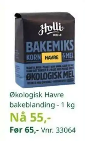 Økologisk Havre bakeblanding - 1 kg
