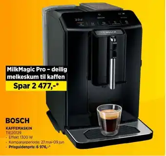 POWER KAFFEMASKIN TIE20129 tilbud