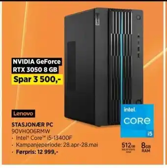 POWER STASJONÆR PC 90VH006RMW tilbud