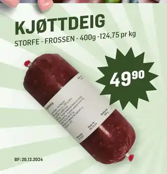 Holdbart KJØTTDEIG tilbud