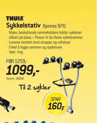 Thansen Sykkelstativ tilbud