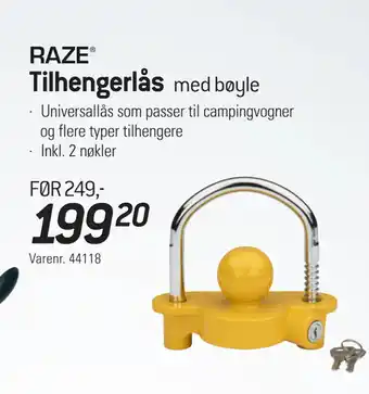 Thansen Tilhengerlås tilbud