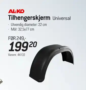 Thansen Tilhengerskjerm tilbud