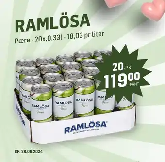 Holdbart RAMLÖSA tilbud