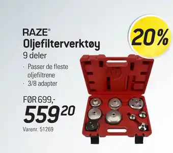 Thansen Oljefilterverktøy tilbud