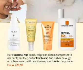 Apotek 1 Solkrem til ansiktet tilbud