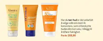 Apotek 1 Solkrem til ansiktet tilbud