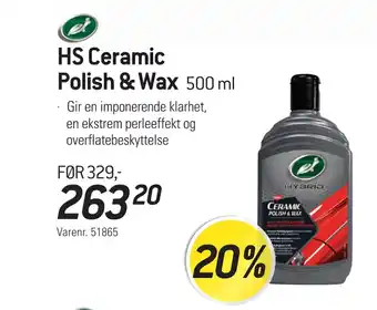 Thansen HS Ceramic Polish & Wax tilbud