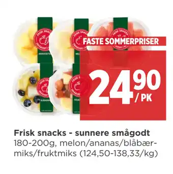 Meny Frisk snacks - sunnere smågodt tilbud