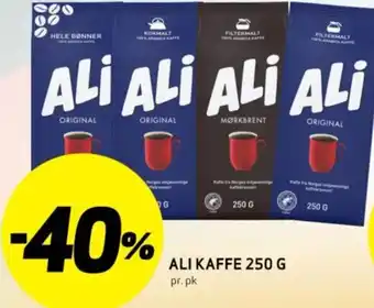 Bunnpris ALI KAFFE 250 G tilbud