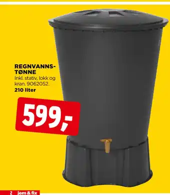 jem & fix REGNVANNSTØNNE tilbud