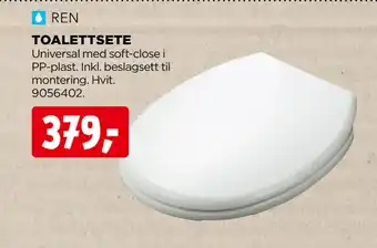 jem & fix TOALETTSETE tilbud