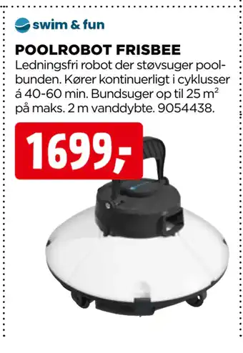 jem & fix POOLROBOT FRISBEE tilbud