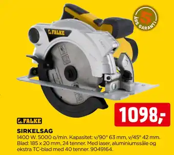jem & fix SIRKELSAG tilbud