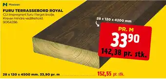 jem & fix FURU TERRASSEBORD ROYAL tilbud