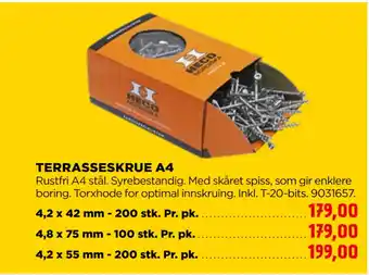 jem & fix TERRASSESKRUE A4 tilbud