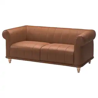IKEA Viskafors 2-seters sofa, Högalid brun/bjørk tilbud