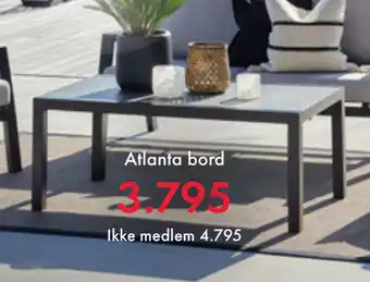 Fagmøbler Atlanta bord tilbud