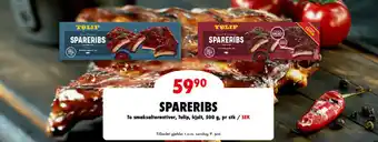 Nordby Supermarket SPARERIBS tilbud