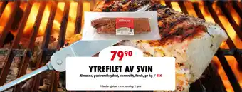 Nordby Supermarket YTREFILET AV SVIN tilbud