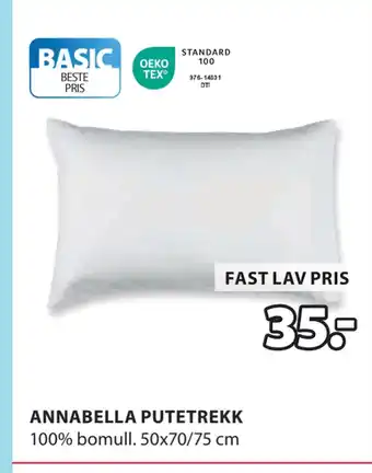 JYSK ANNABELLA PUTETREKK tilbud