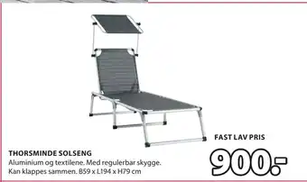 JYSK THORSMINDE SOLSENG tilbud