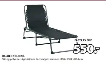 JYSK HALDEN SOLSENG tilbud
