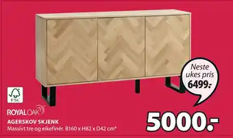 JYSK AGERSKOV SKJENK tilbud