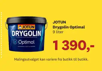 Bygger'n JOTUN Drygolin Optimal tilbud