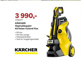 Bygger'n KÄRCHER Høytrykkspyler K5 Power Control Flex tilbud