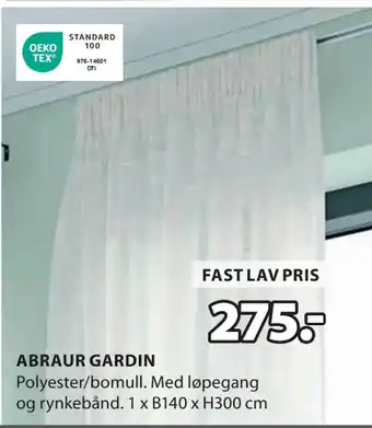 JYSK ABRAUR GARDIN tilbud