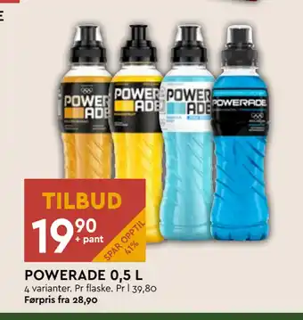 Coop Mega POWERADE 0,5 L tilbud