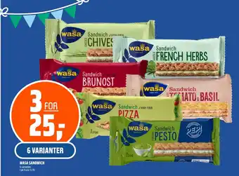 Coop Obs WASA SANDWICH tilbud
