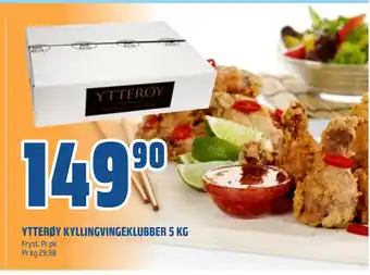 Coop Obs YTTERØY KYLLINGVINGEKLUBBER 5 KG tilbud