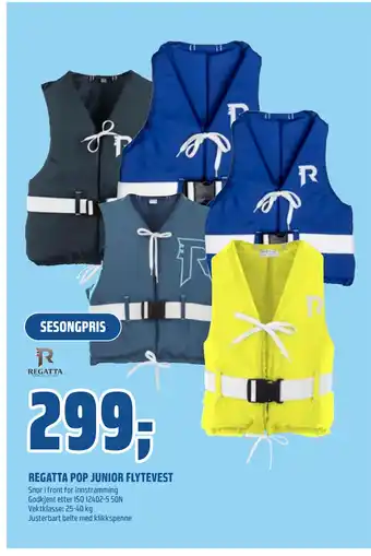 REGATTA POP JUNIOR FLYTEVEST