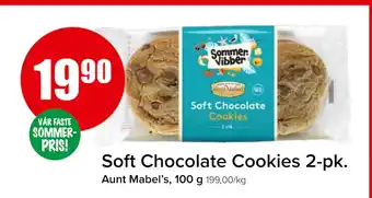 Spar Soft Chocolate Cookies 2-pk tilbud