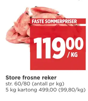 Meny Store frosne reker tilbud