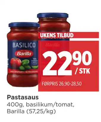 Meny Pastasaus tilbud