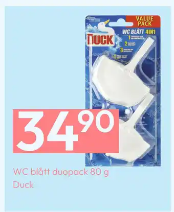 Gigaboks WC blått duopack 80 g Duck tilbud
