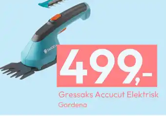 Gigaboks Gressaks Accucut Elektrisk tilbud