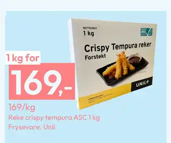 Gigaboks Reke crispy tempura ASC 1 kg tilbud