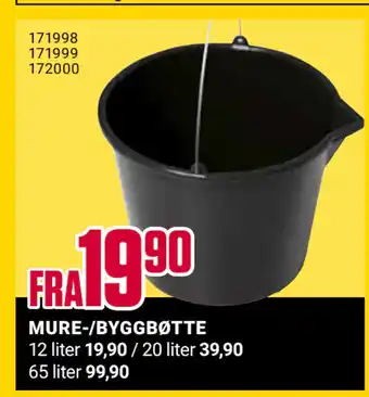Europris MURE-/BYGGBØTTE tilbud